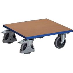 Vozík s kolečkama otevřený 400 kg 500x500 mm guma • Vtools.cz