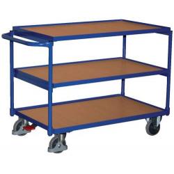 Stolní vozík 850x500 3 nakládací fl.rukojeti horizontální • Vtools.cz