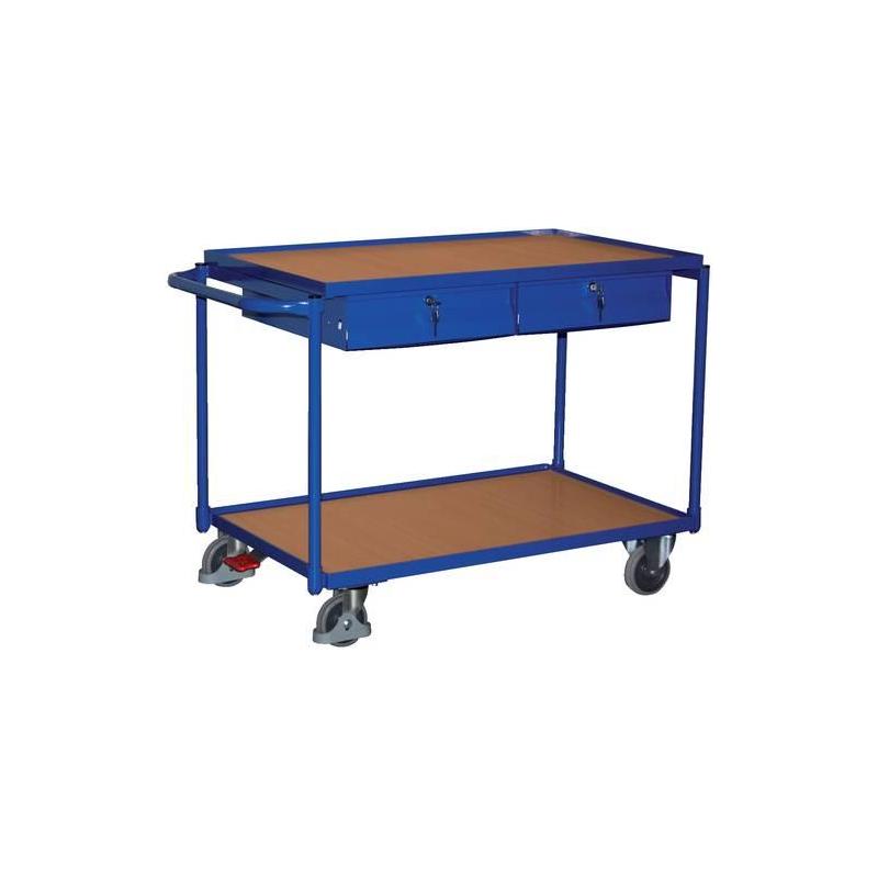 Stolní vozík 1000x600 2 zásuvky rukojeť horizontální • Vtools.cz