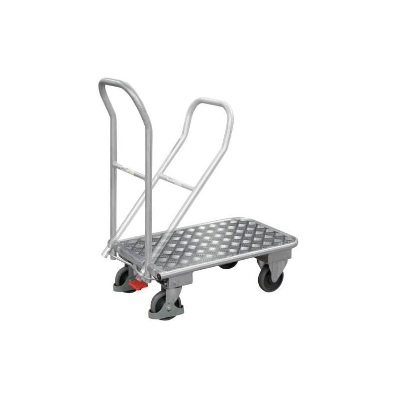Hliníkový skládací vozík s ložnou plochou 720x450 mm • Vtools.cz
