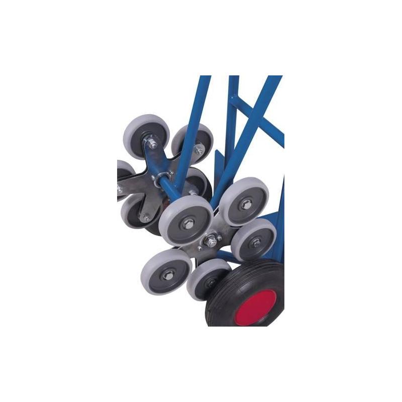 Schodišťový vozík 200 kg s pětiramennou kolovou hvězdou • Vtools.cz