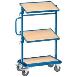 Policový vozík 32911 200kg 3Sb. 600x400 mm dřevo • Vtools.cz