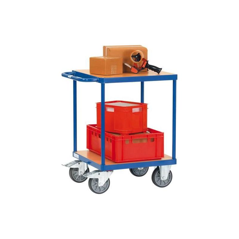 Stolní vozík 2496 500kg 2 police 600x600 mm • Vtools.cz