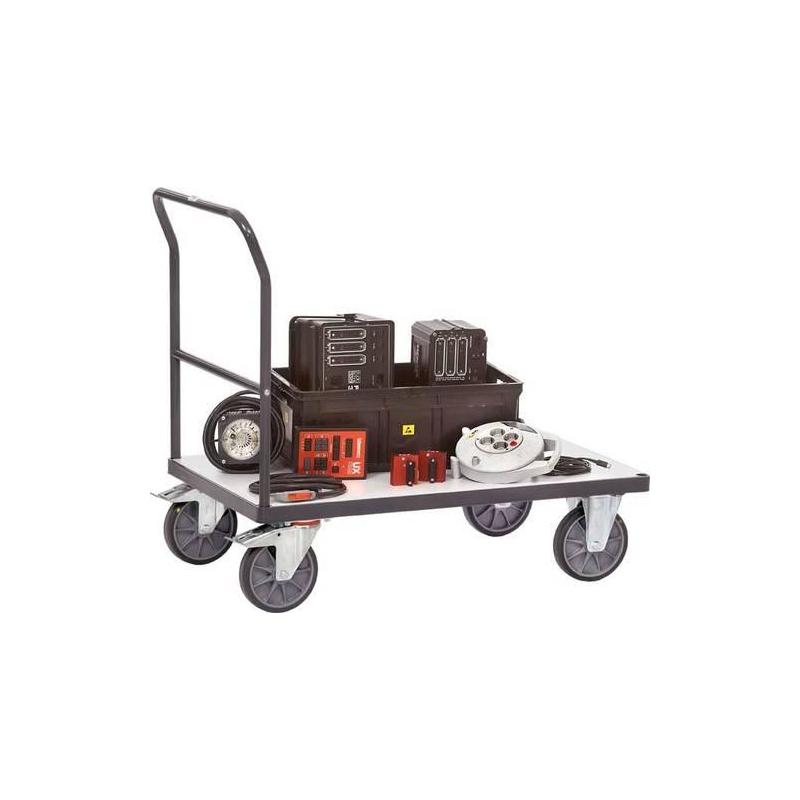 ESD tlačný vozík 500kg 1000x600 mm • Vtools.cz