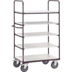 ESD policový vozík š. 5 LF 500kg 1000x600 mm • Vtools.cz