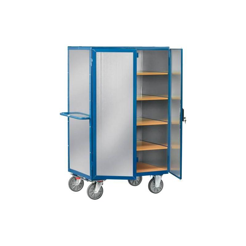 Vozík na přepravky 5492 1000x680 mm plechová stěna • Vtools.cz