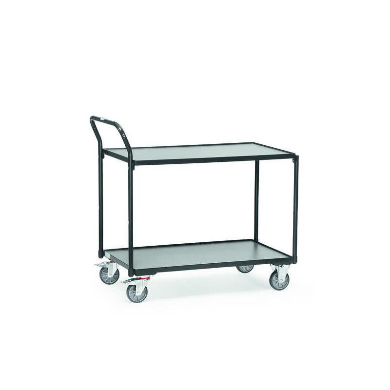 Stolní vozík FETRA RAL 7016 2742, ložná plocha 1000 x 600 mm • Vtools.cz