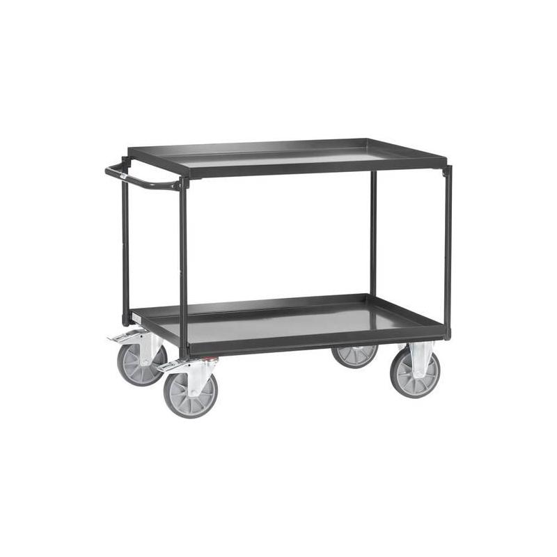 Stolní vozík 4822 400kg šedý 2 zásobníky 1000x700 mm • Vtools.cz