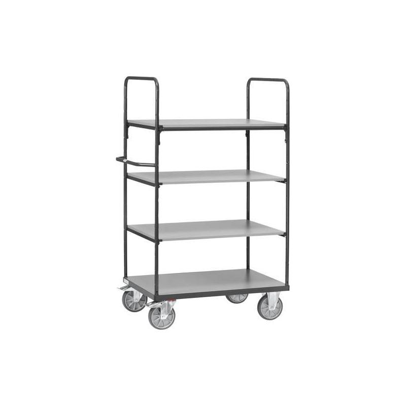 FETRA Policový vozík 4 zásobníky 1000x600 mm GREY EDITION 8301/7016 • Vtools.cz