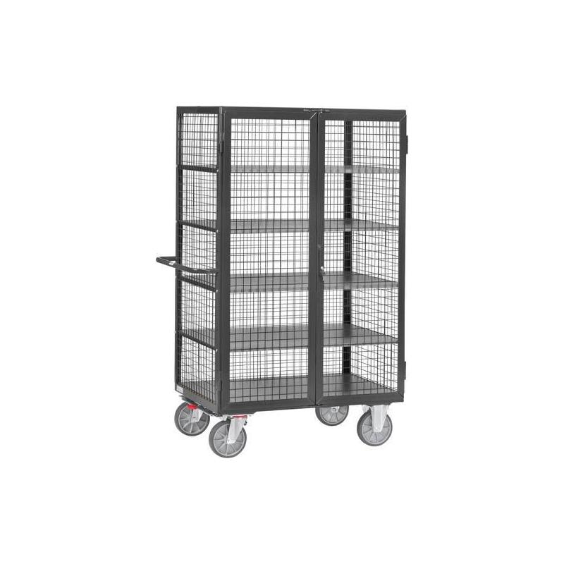 Kontejnerový vozík 5392 šedý 1000x680 mm mřížový šroub • Vtools.cz