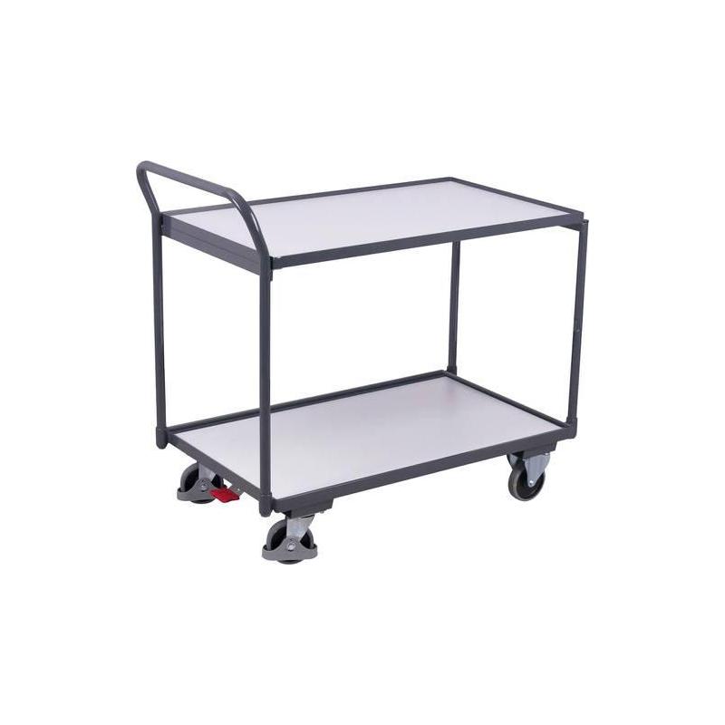 ESD transportní vozík 2 ložné plochy, ESD 1130 x 624 x 980 mm • Vtools.cz