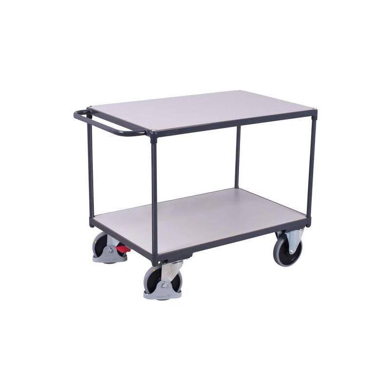 ESD transportní vozíkl se 2 zásuvkami, ESD 1040 x 500 x 875 mm • Vtools.cz