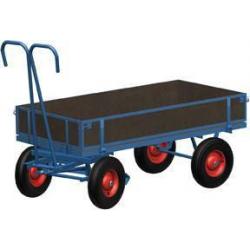 Ruční plošinový vozík 1 k. vzduchovébr. 1160x760 mm š.v. • Vtools.cz