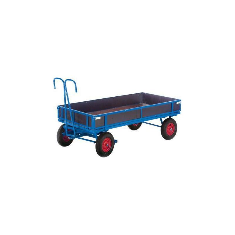 Ruční plošinový vozík 1 k. gumový-br. 1160x760 mm š.š. • Vtools.cz