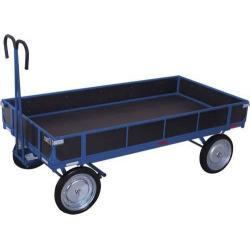 Ruční plošinový vozík 1,25To rubber-br. 1960x960 mm š.š • Vtools.cz