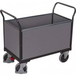 Čtyřstěnný vozík se dřevem • Vtools.cz