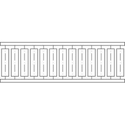 Malý válečkový dopravník 25 mm přímá 2m Š 200 mm Kunst • Vtools.cz