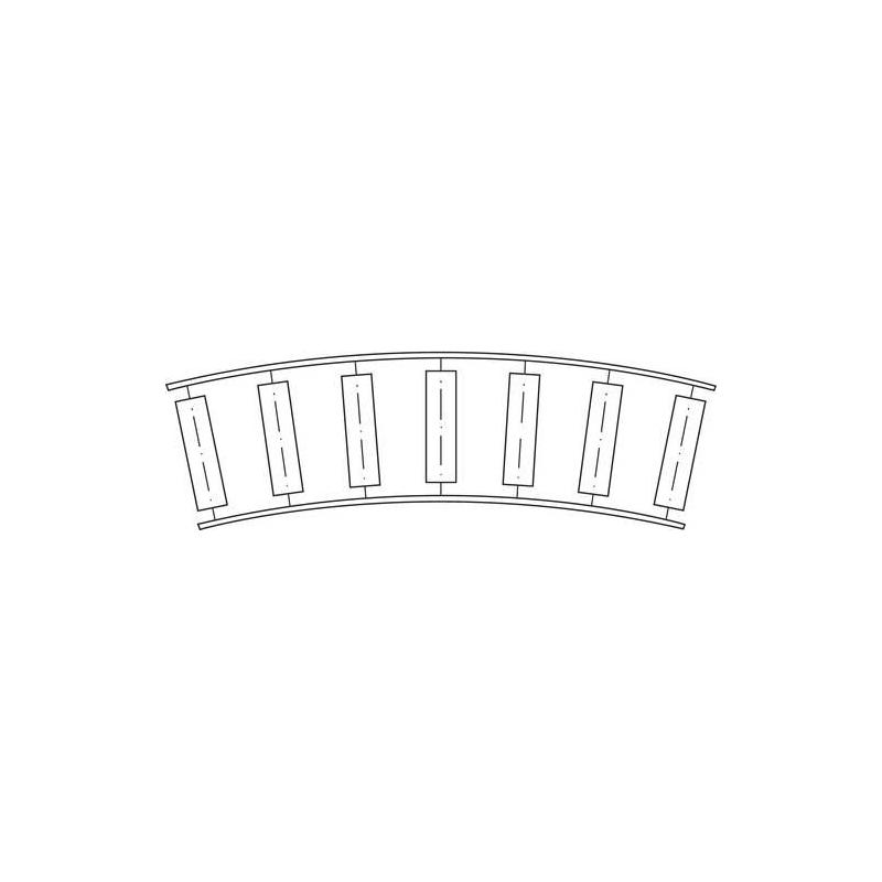 Lehký válečkový dopravník díl. 125 oblouk 90 W 500 mm ocel • Vtools.cz