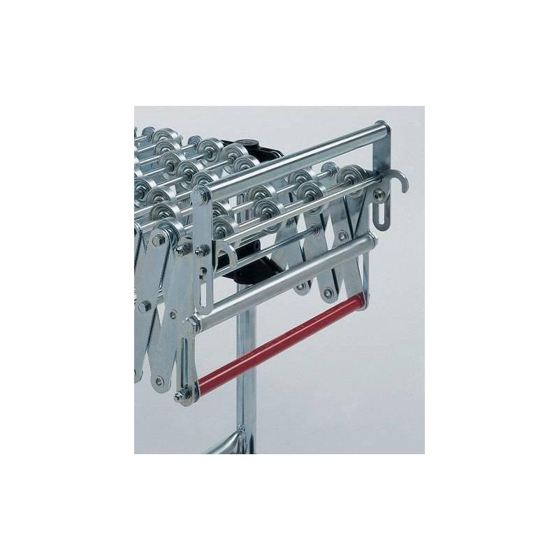 Skládací koncový doraz pro nůžkový válečkový dopravník 500 • Vtools.cz