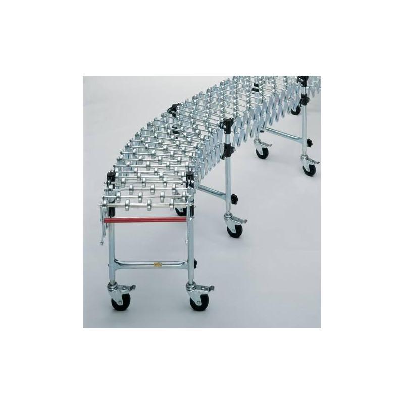 Nůžkový válečkový dopravník B400 mm, 1,3-4,5m Ku. • Vtools.cz