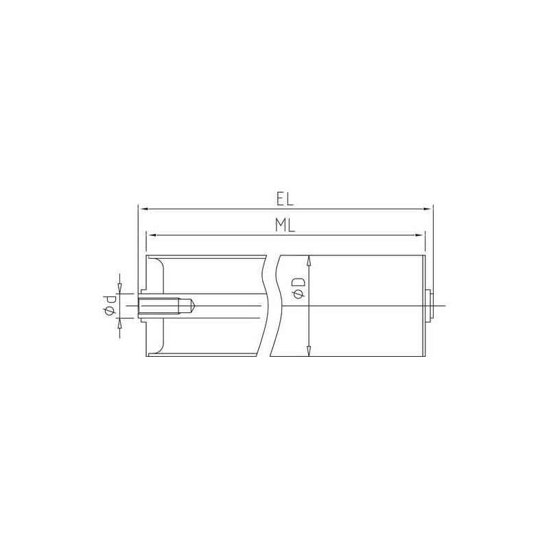 Podpěrný válec řady 9141 SB 40x2,3 KU 300 mm • Vtools.cz