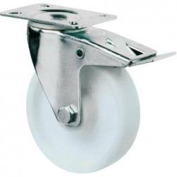 Otočné kolečko pevné 100 mm ocel, průměr Poly • Vtools.cz