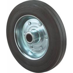 Pryžové kolo 125 mm s ocelovým plechovým válečkovým košem • Vtools.cz