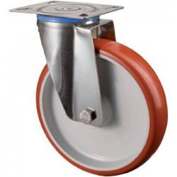 BS ROLLEN Pevné kolečko Polyure. / Edels. Kolečko - d 125 mm 150 KG Nosnost • Vtools.cz