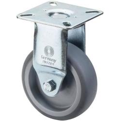 Pevné kolečko 100 mm dg.G ocel pozink gumové kolo • Vtools.cz