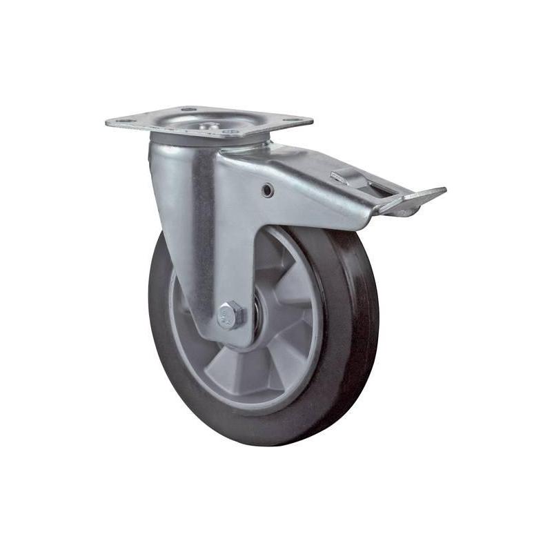 Kolečko 450 kg s brzdou, 250 mm • Vtools.cz