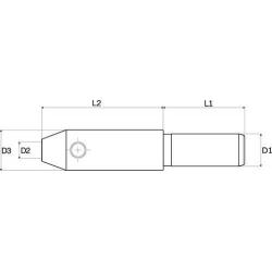 Prodlužovací nástavec 16/16 mm L100 mm Tschorn • Vtools.cz