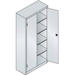 C + P SL - Skříň s výklopnými dveřmi 1950 x 930 x 400 mm R 7035 • Vtools.cz