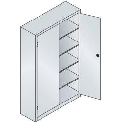 C + P SL - Skříň s výklopnými dveřmi 1950 x 1200 x 400 mm R 7035 • Vtools.cz