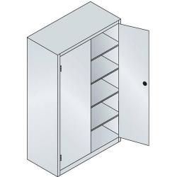 C + P SL - Skříň s výklopnými dveřmi 1950 x 1200 x 600 mm R 7035 • Vtools.cz