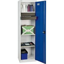 Skříňka na nářadí se 3 policemi 1800x500x500 mm, 2 SL, RAL 7035 • Vtools.cz