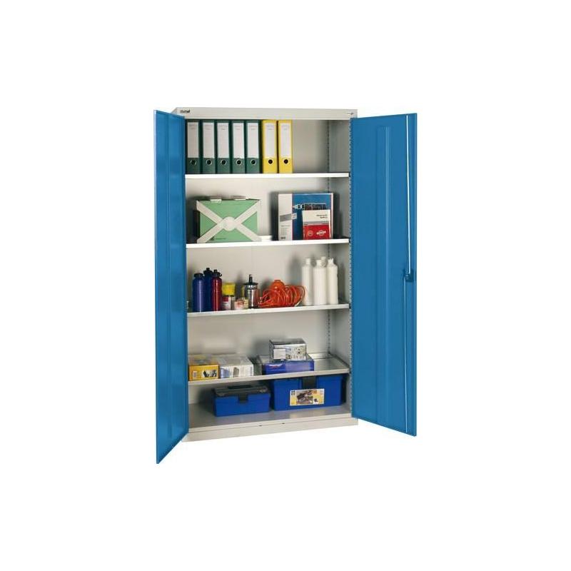 Skříňka na nářadí se 4 policemi 1800x1000x500 mm, RAL 7035 • Vtools.cz