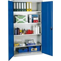 Skříňka na nářadí se 4 policemi 1800x1000x500 mm, RAL 7035 • Vtools.cz