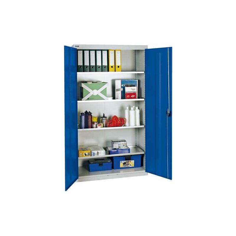 Skříňka na nářadí se 4 policemi 1800x1000x500 mm, RAL 7035 • Vtools.cz