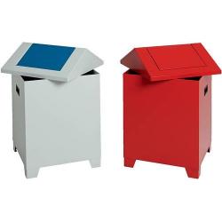 Dóza na čisticí vlnu cca 73 l 655x410x405 mm šedomodrá • Vtools.cz