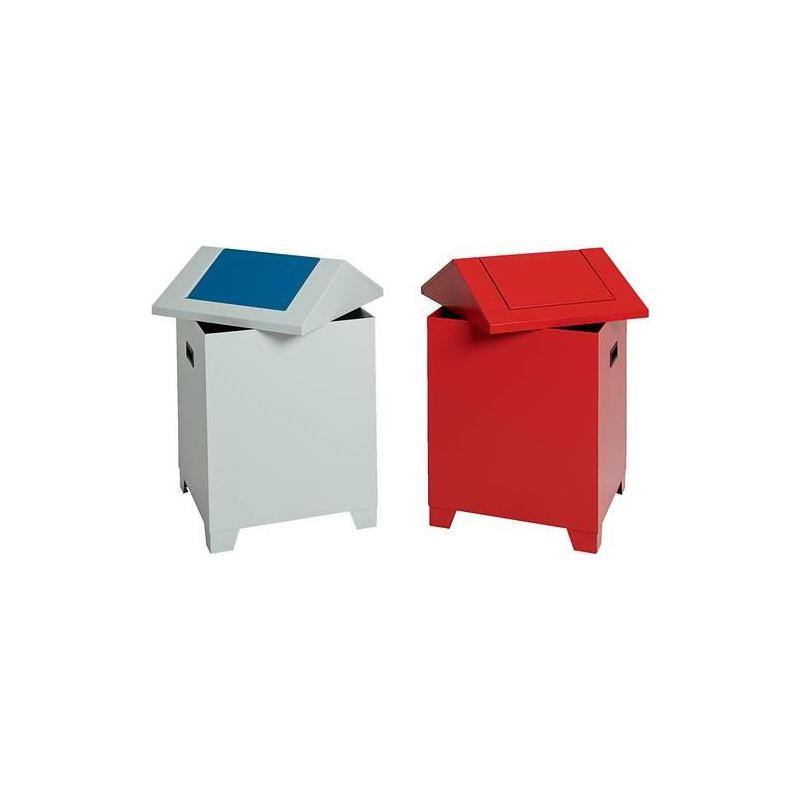 Dóza na čisticí vlnu cca 73 l 655x410x405 mm šedomodrá • Vtools.cz