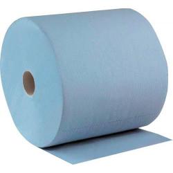 Průmyslové papírové utěrky modré, třívrstvé, 38 x 37 cm • Vtools.cz