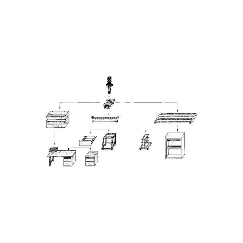 CNC plastová držák pro HSK A40/B80 • Vtools.cz