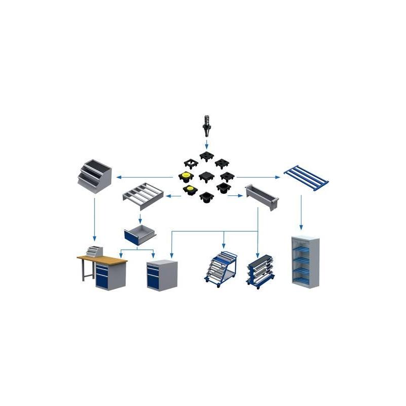 CNC plastová držák univerzální • Vtools.cz