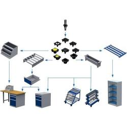CNC dvoudveřová skříň včetně CNC vložek • Vtools.cz