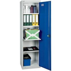 Skříňka na nářadí se 4 policemi 1800x500x500 mm, RAL 7035/5010 • Vtools.cz