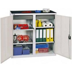 Skříňka na nářadí 2 SL 4FB 1000x1000x500 mm šedá/modrá • Vtools.cz