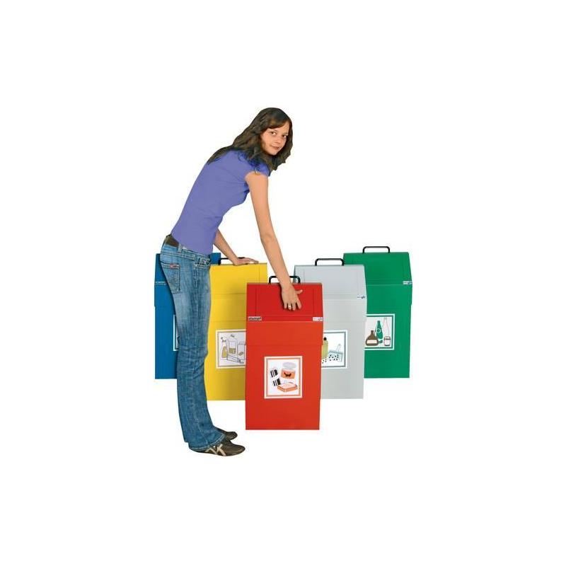 Sběrač recyklovatelného odpadu 45 l žlutý stacionární • Vtools.cz