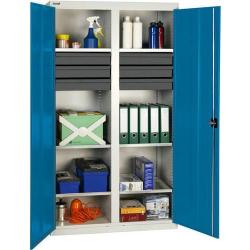 Skříňka na nářadí 6 SL 6WA 1800x1000x500 mm šedá/modrá • Vtools.cz