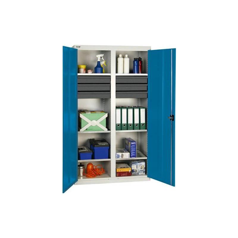 Skříňka na nářadí 6 SL 6WA 1800x1000x500 mm šedá/modrá • Vtools.cz