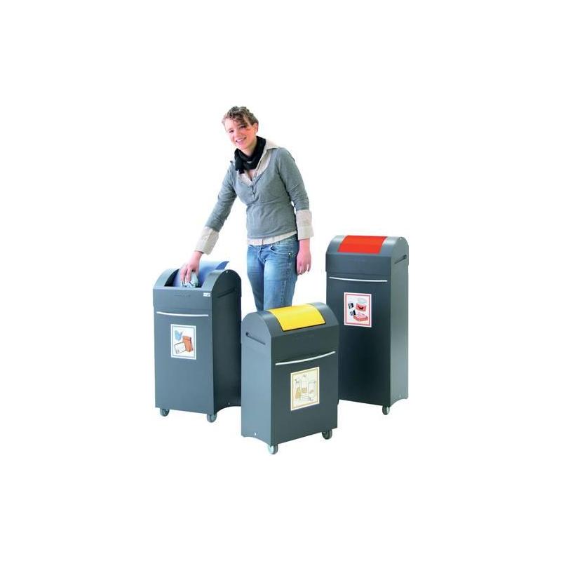 Kontejner na odpadky 75 l šedý/šedý, 975x380x320 mm • Vtools.cz